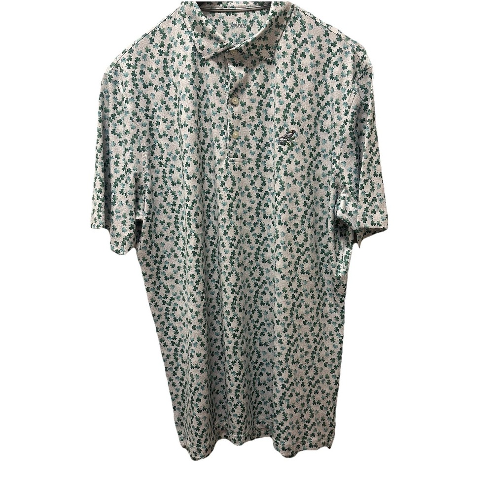Johnny O Clover Leaf Print Tshirt L
